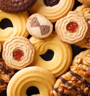 A picture of assorted biscuits or cookies